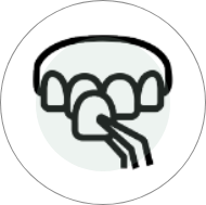illustration of veneers