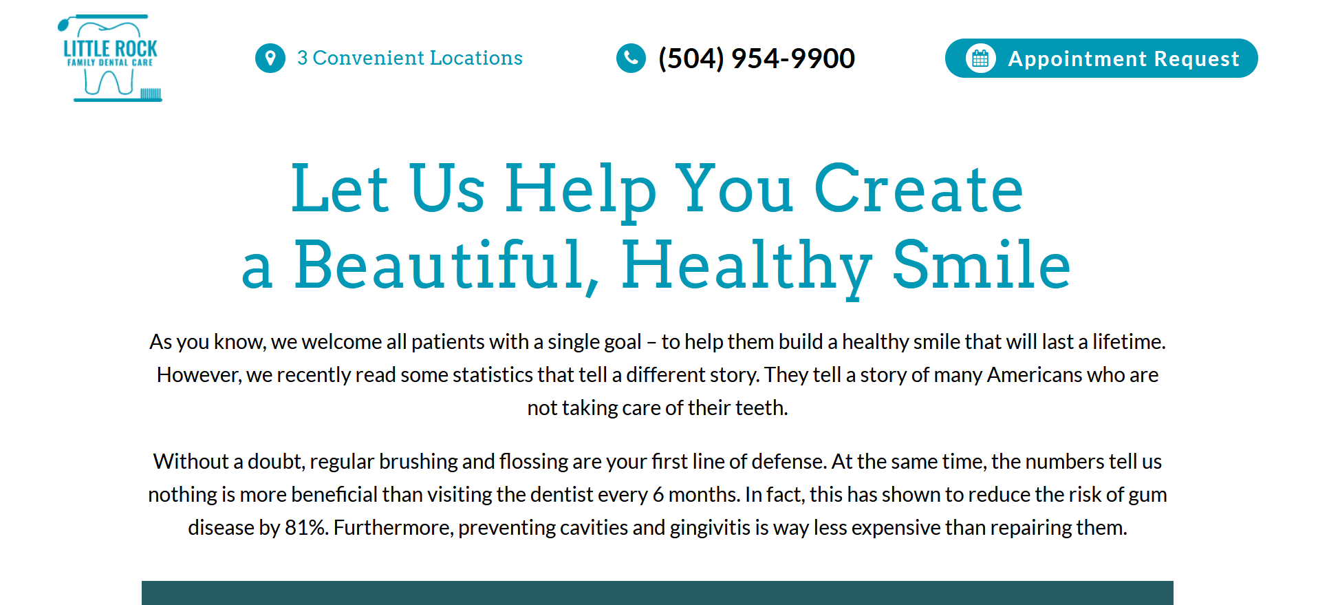 Healthy Smiles Landing Page Thumbnail